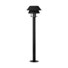 Eglo Pedestal Lamp Chiappera Steel Black | 330mm - IP54 - Suitable for 1x E27